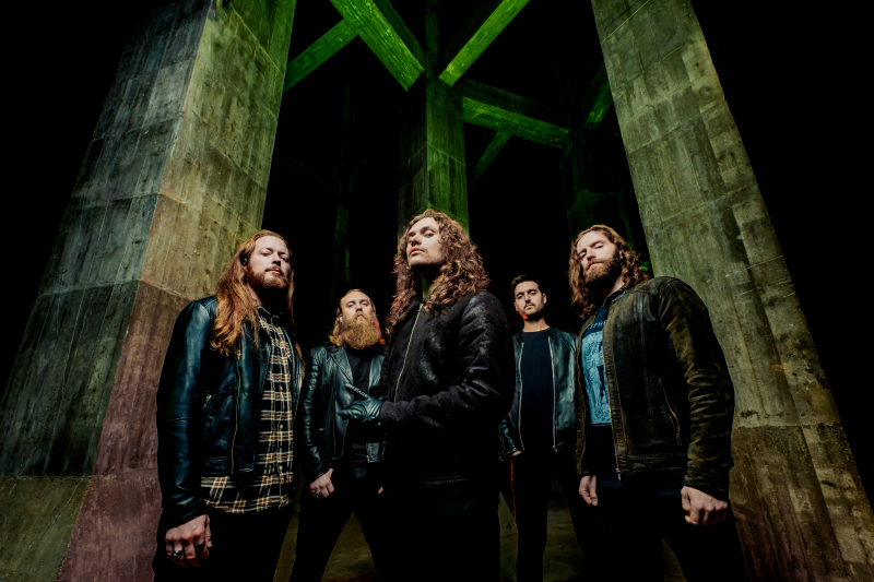 Det melodiske dødsmetal-band LIVLØS går på scenen i Ny Ridehus fredag aften. Foto: Nikolaj Bransholm