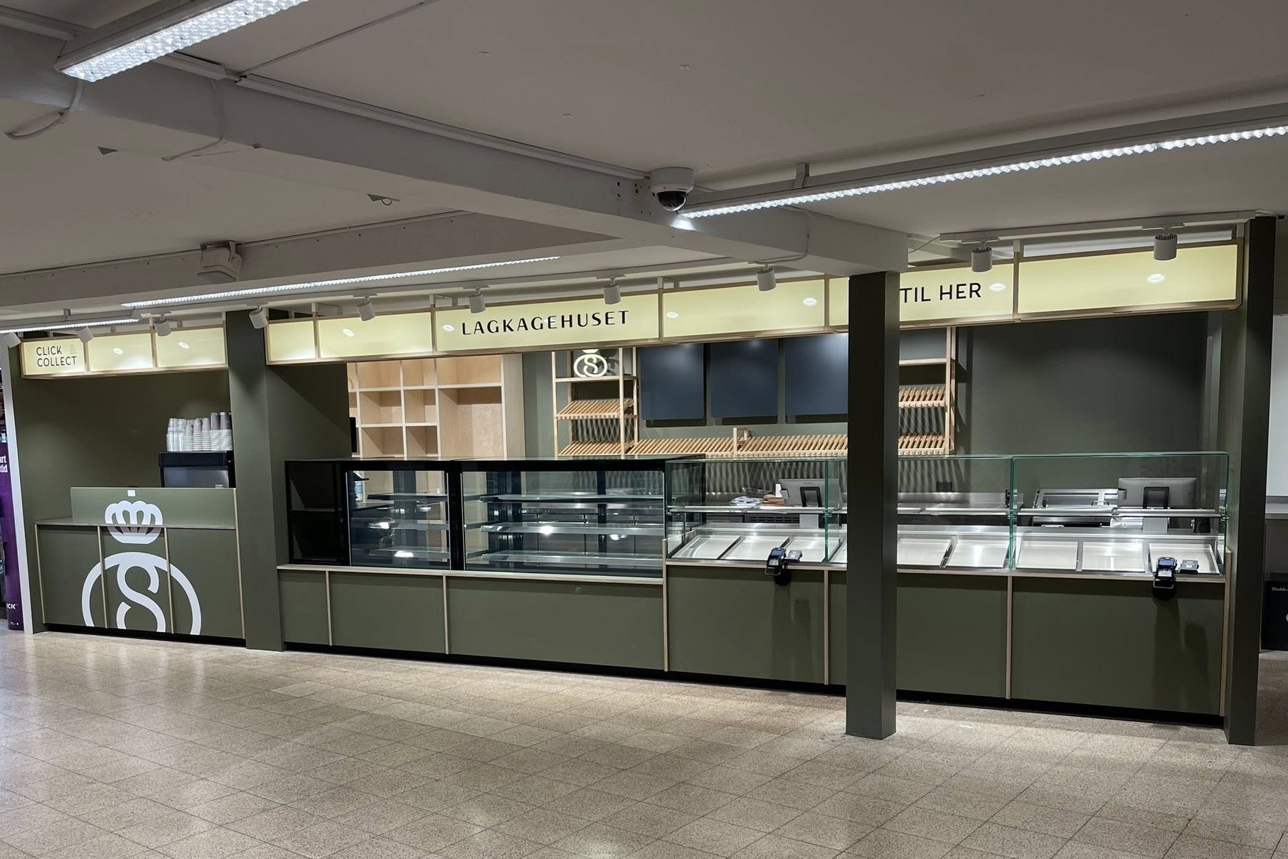 Sådan ser der nu ud i Meny, når man kommer ind enten fra Østergade eller p-pladsen. Foto: Meny