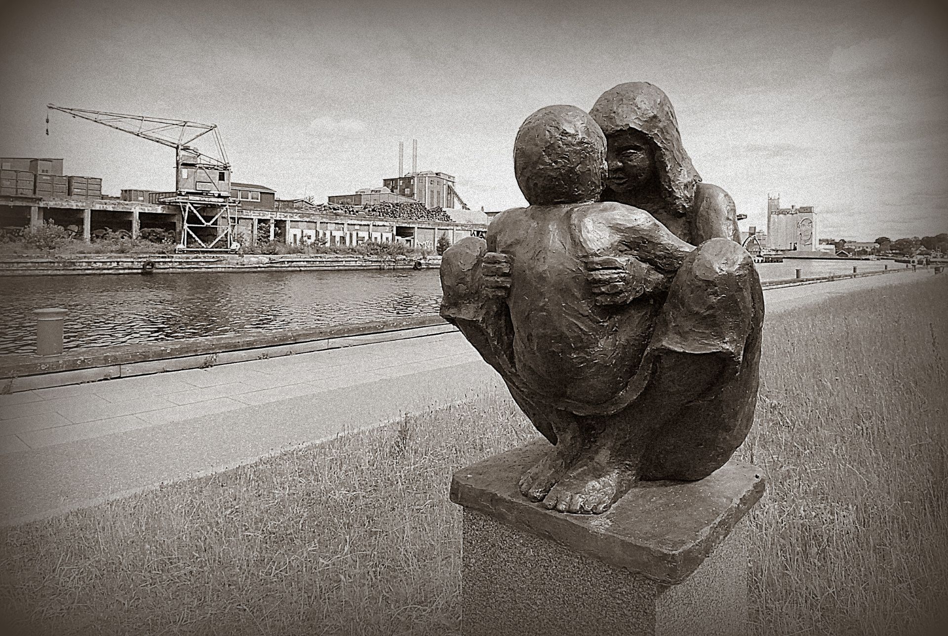 Skulpturerne fra Havnepark Næstved er med som særudstilling. Foto: Leif Koth