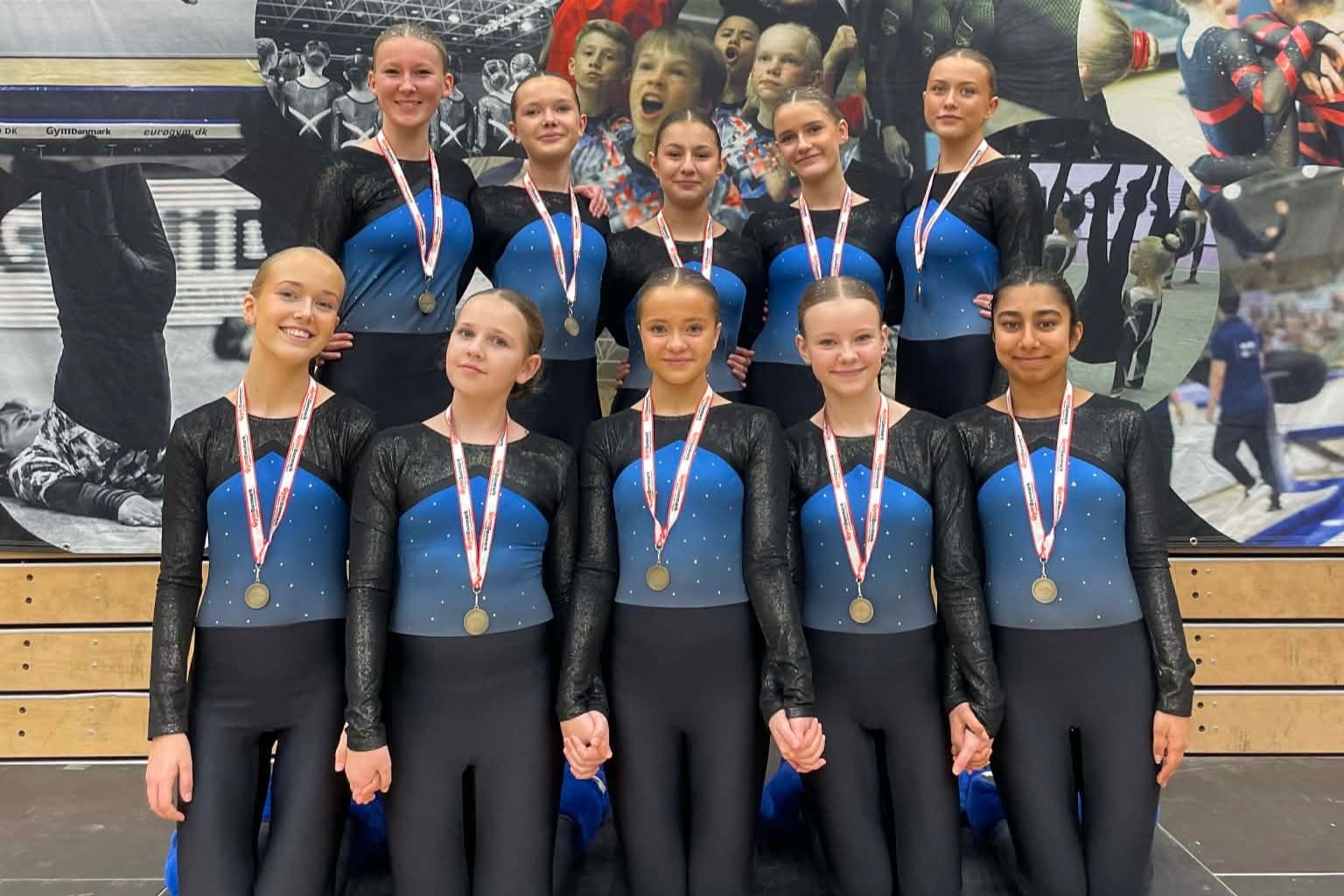 Lille Næstveds juniorpiger vandt 2. division øst. Foto: Lille Næstved IF