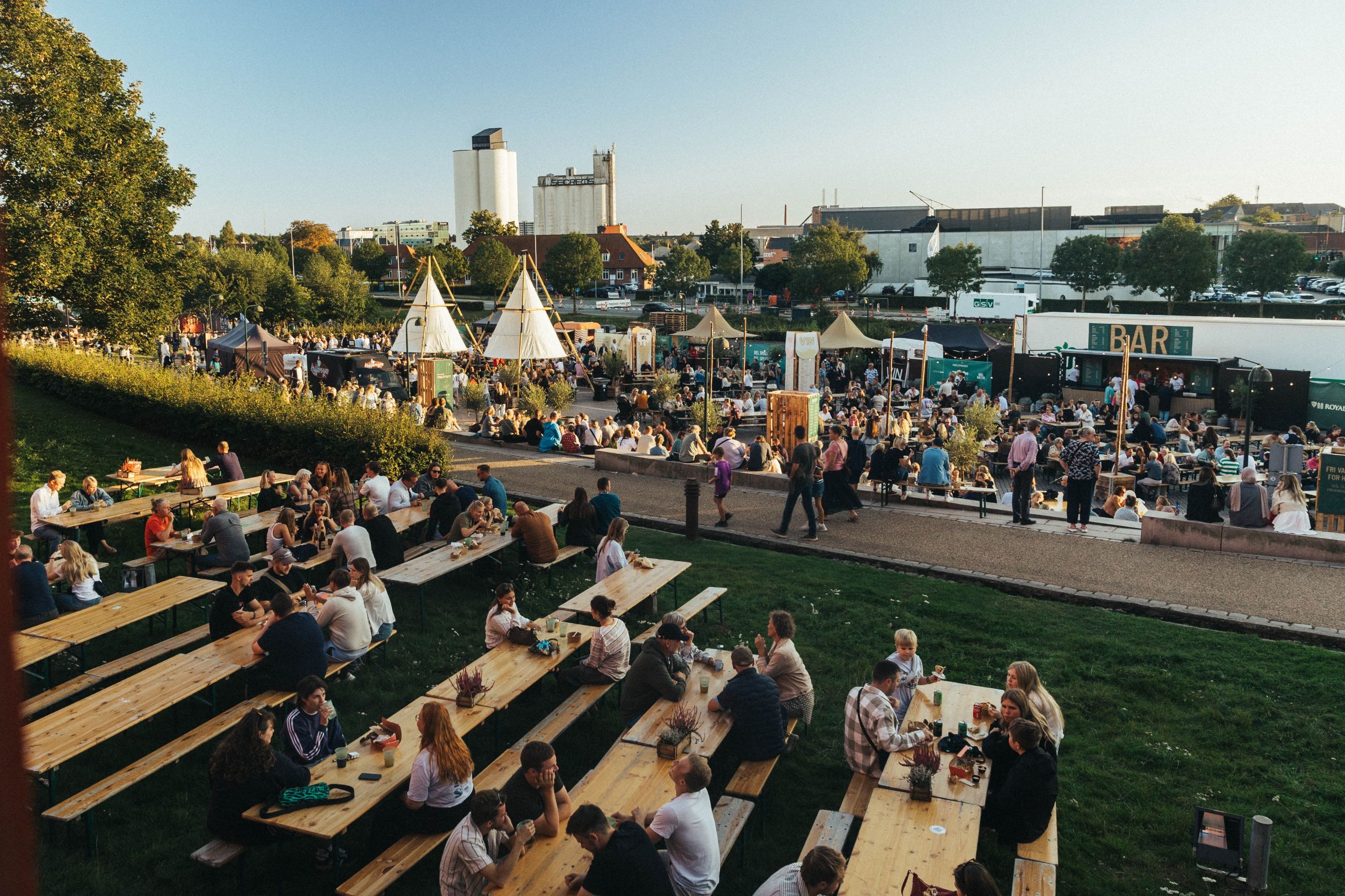 Sidste år var madfestivalen godt besøgt. Foto: Presse