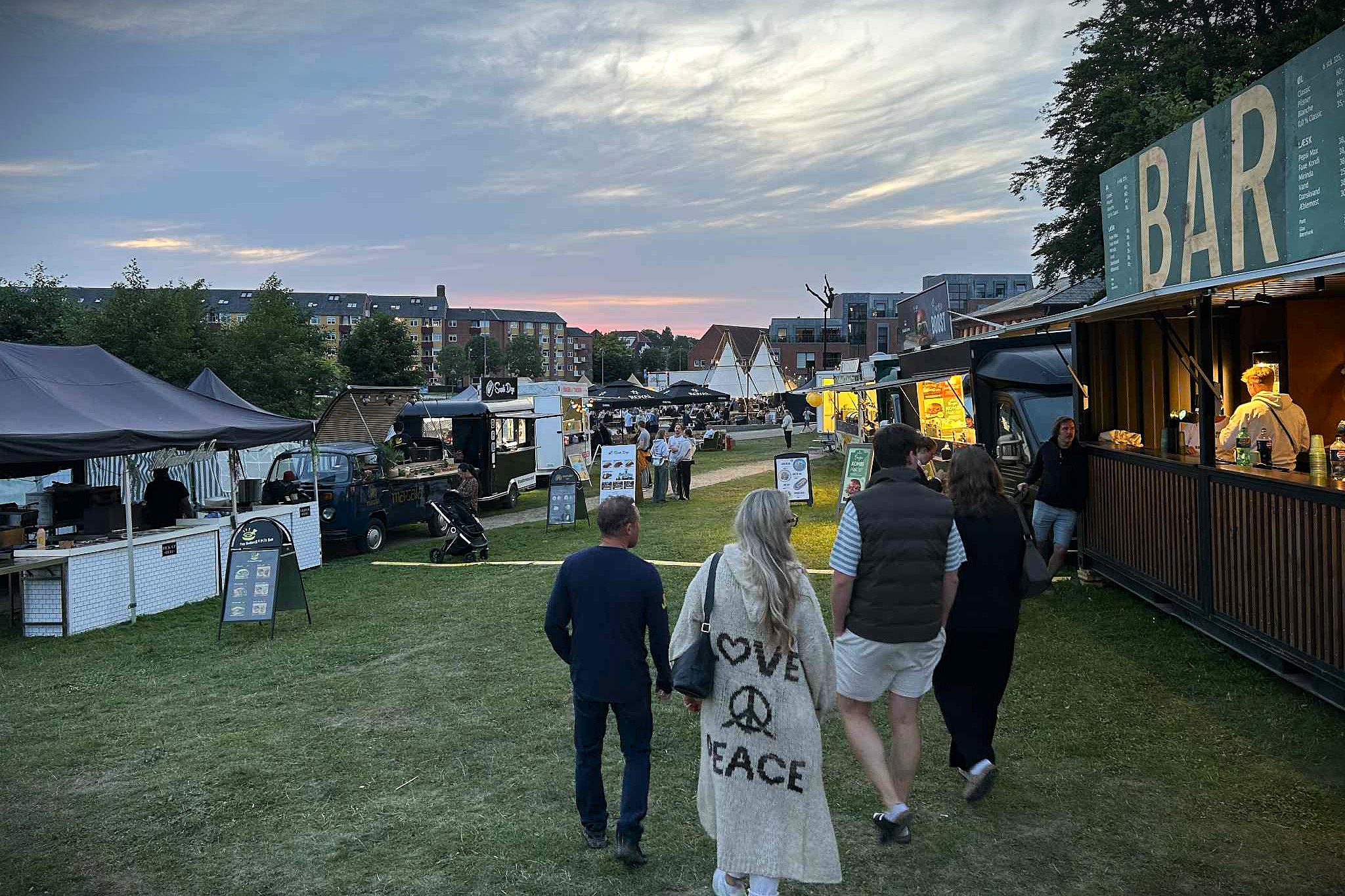 Næstved Madfestival fandt den helt rigtige lokation ved den fritlagte Suså. Foto: John Ringstrøm