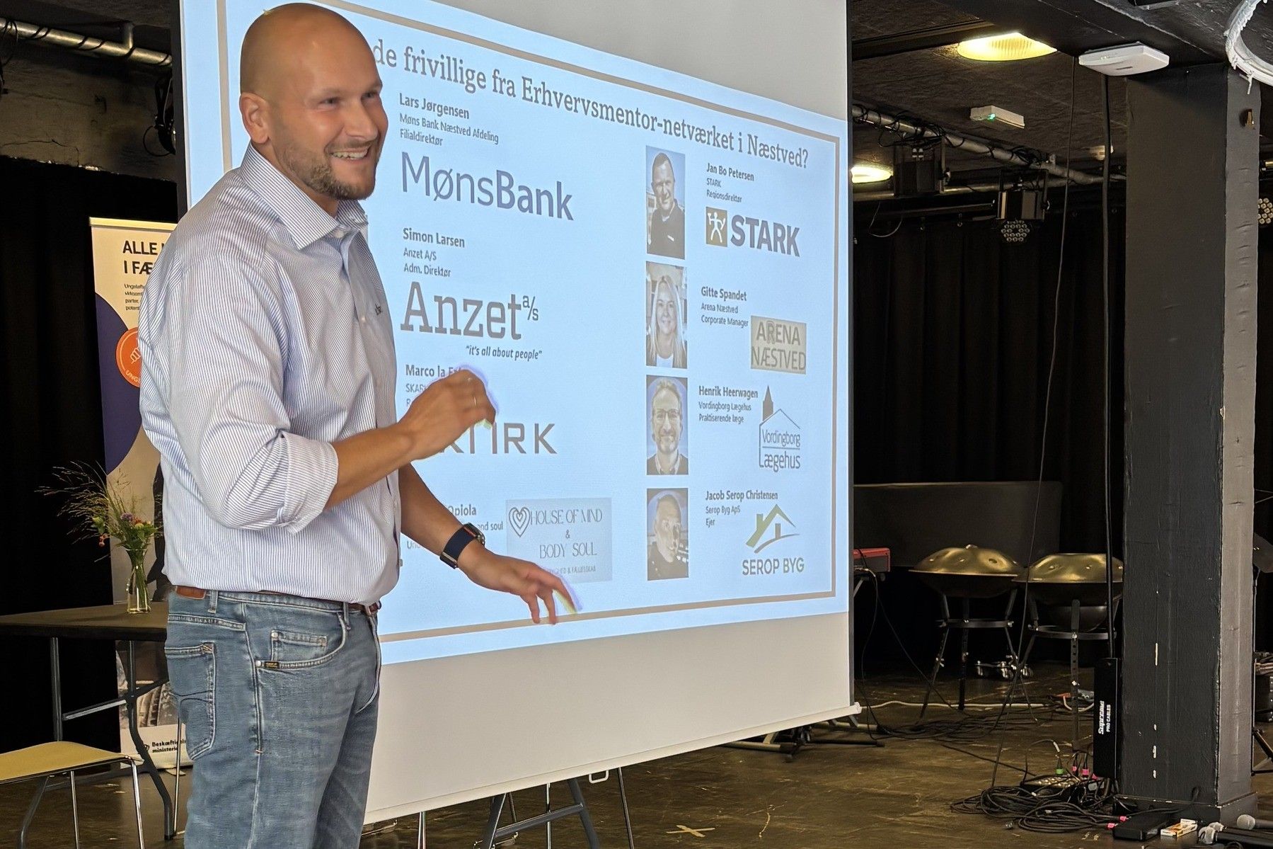 Marco La Fata er en del af Næstveds erhvervsmentornetværk, hvor han hjælper unge, der ikke er i job eller uddannelse. Foto: Privat