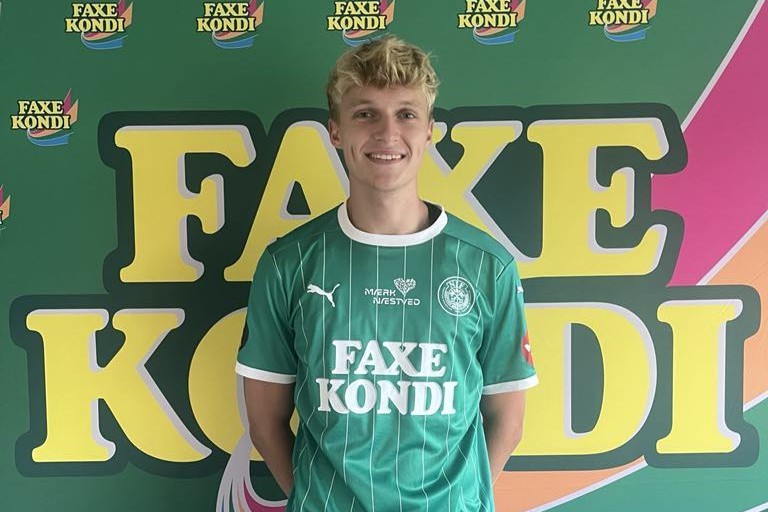 Milas Schwensen er ny Næstved-spiller. Foto: Næstved Boldklub