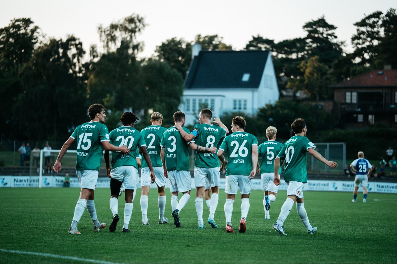 Næstved fik en sejr over Fremad Amager i sidste hjemmekamp. Foto: Martin Nordstjerne