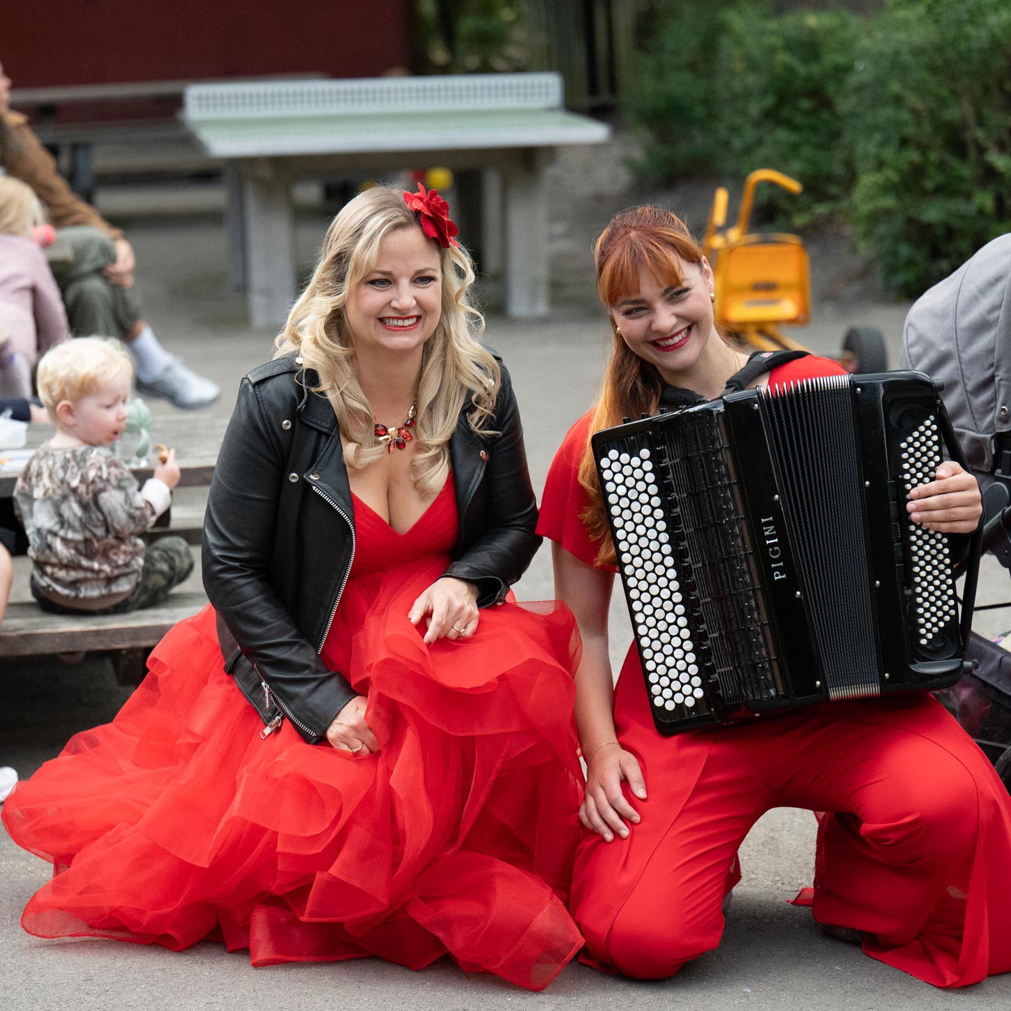 Der bliver Opera på Legepladsen flere steder i Karrebæksminde torsdag. Foto: Presse