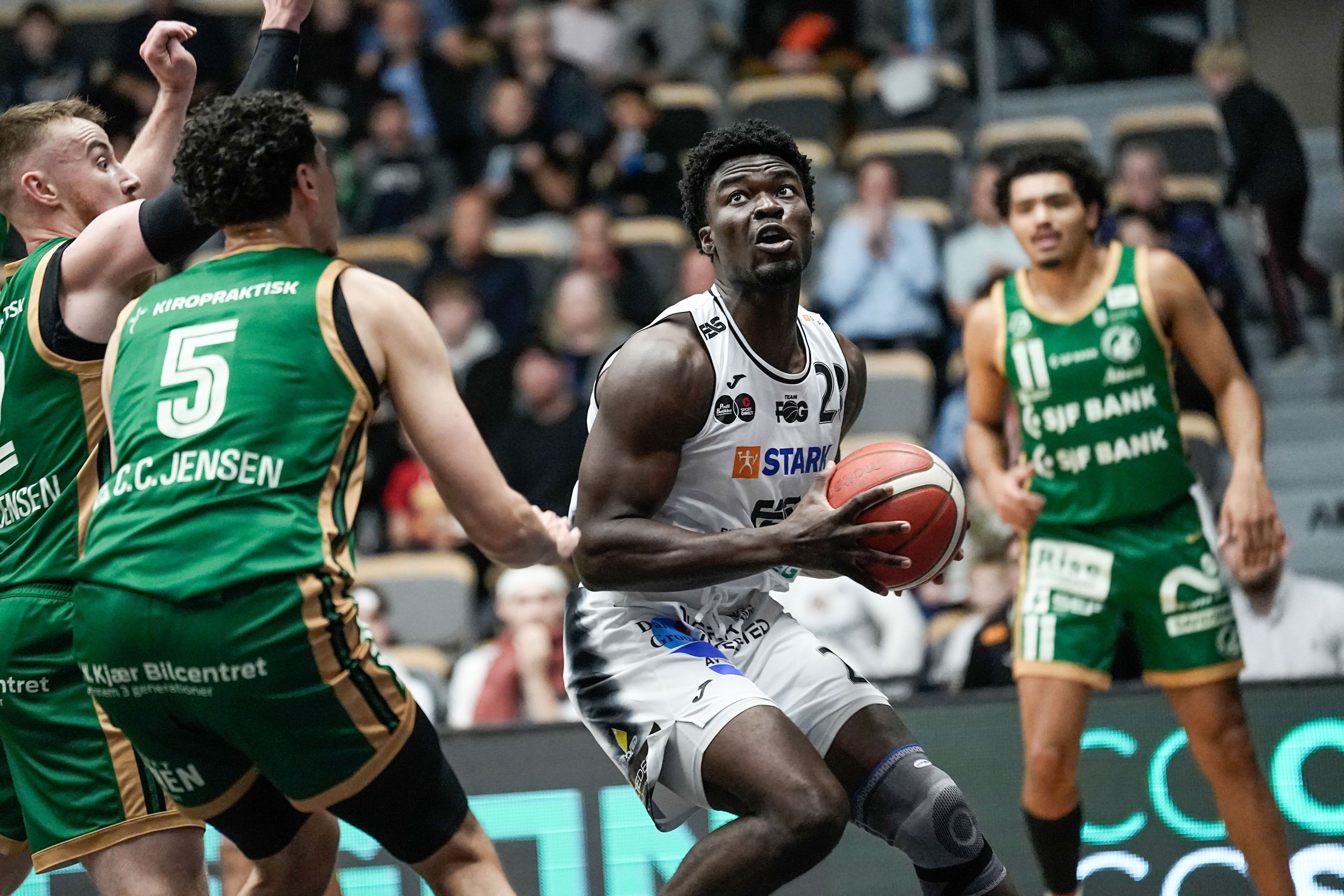 Pip Ayaji i aktion mod Svendborg. Foto: Team FOG Næstved