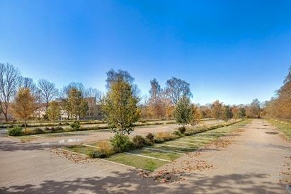 P-pladserne i Rådmandshaven. Foto: Næstved Kommune