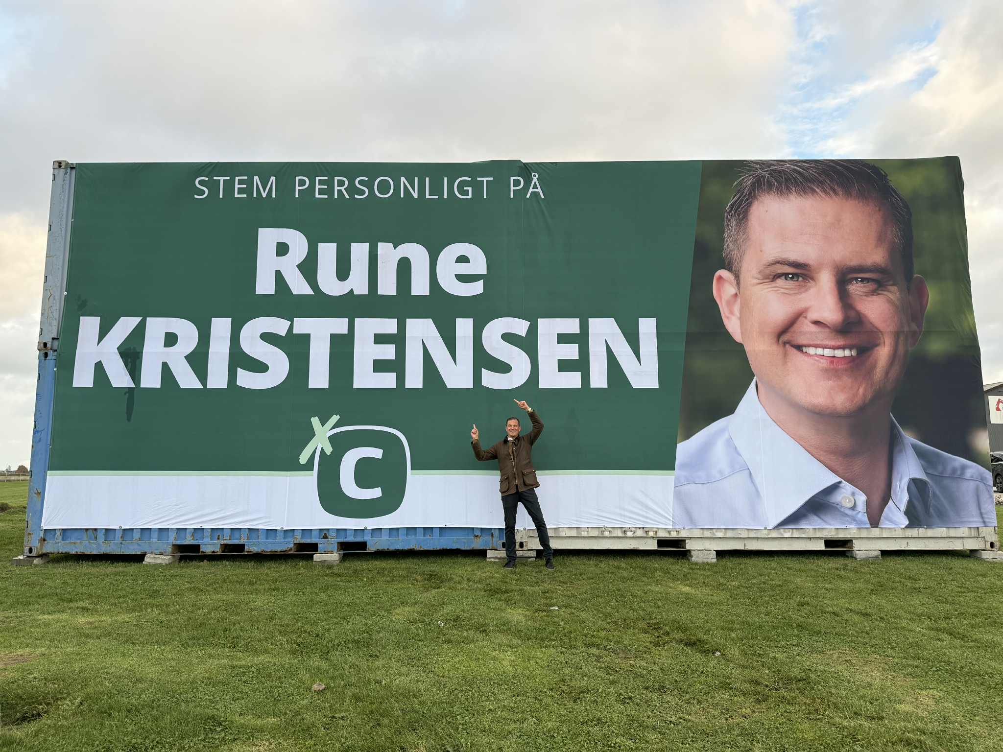 Og sådan ser det ud, når man er færdig med opsætningen. Foto: Privat