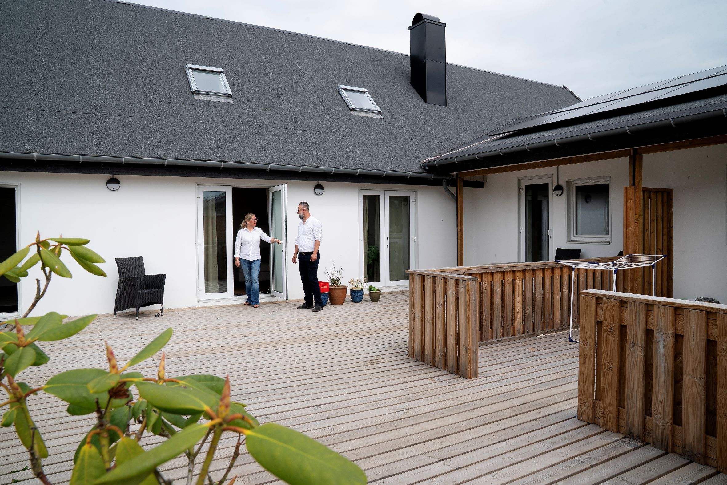 1. Bygningerne på Sorøvej lidt uden for Næstved har fået den helt store tur, så de er klar til at modtage psykisk sårbare borgere, der kan nyde godt af de rolige naturomgivelser.
