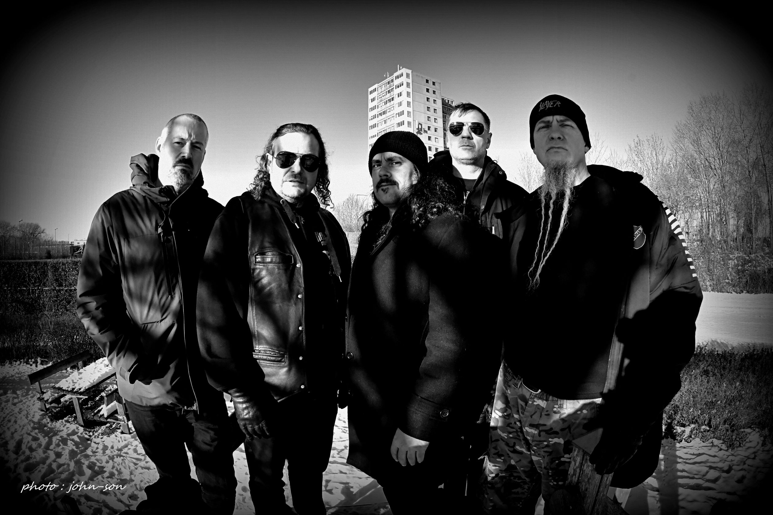 Thorium med Næstved Metals bagmand, Michael Hvolgaard Andersen (to fra venstre), som forsanger. Foto: John Mortensson