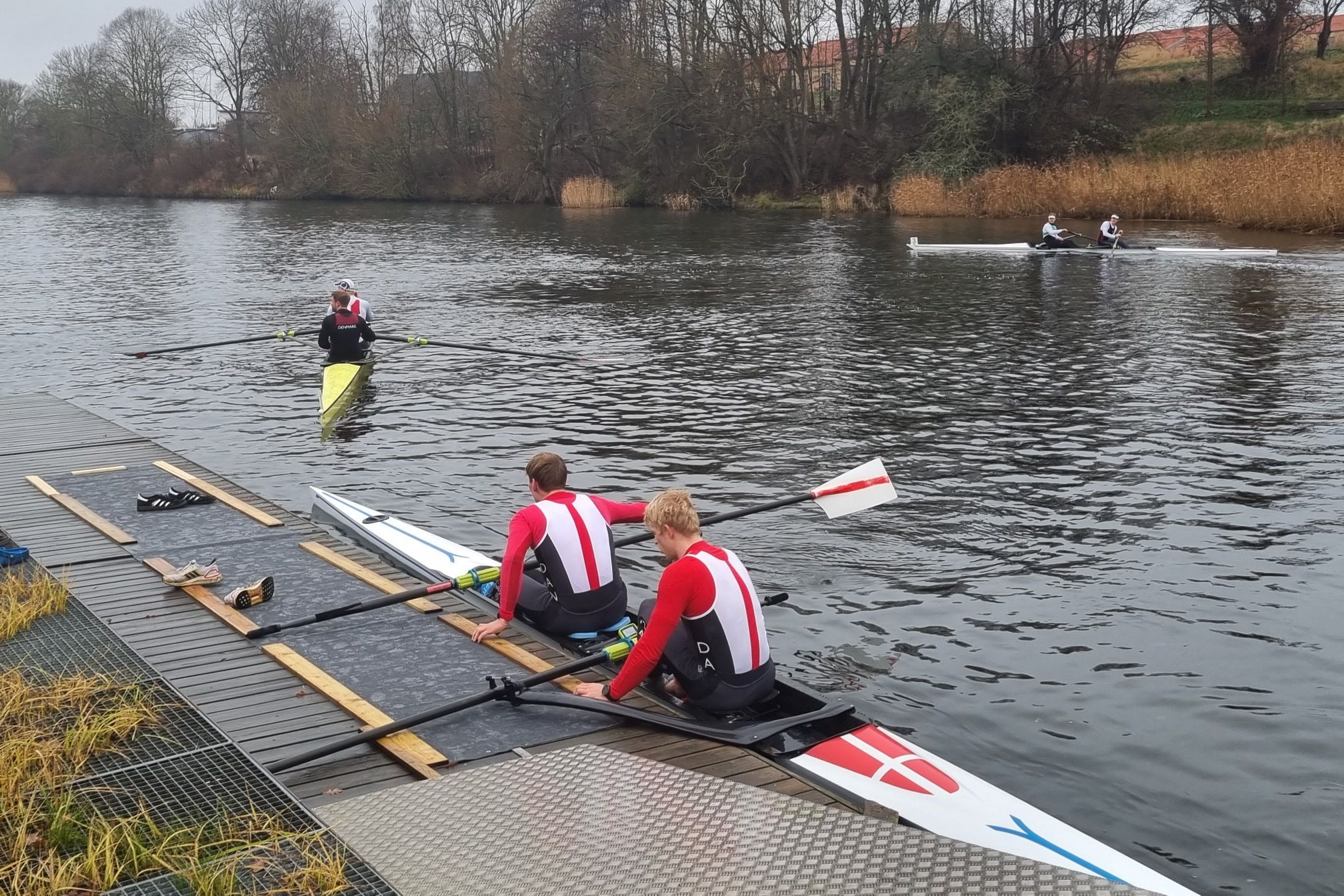 Billedet her er fra sidste års to'er-cup på kanalen i Næstved. Foto: Næstved Roklub