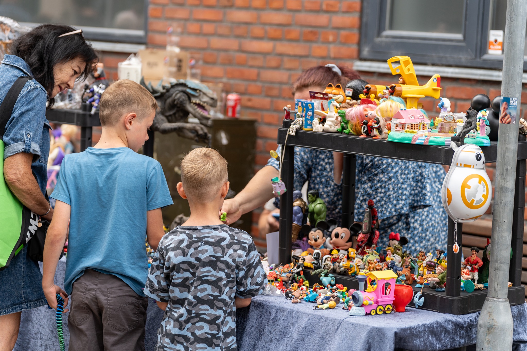 Torsdag er der børneloppemarked på Axeltorv. Foto: Næstved City
