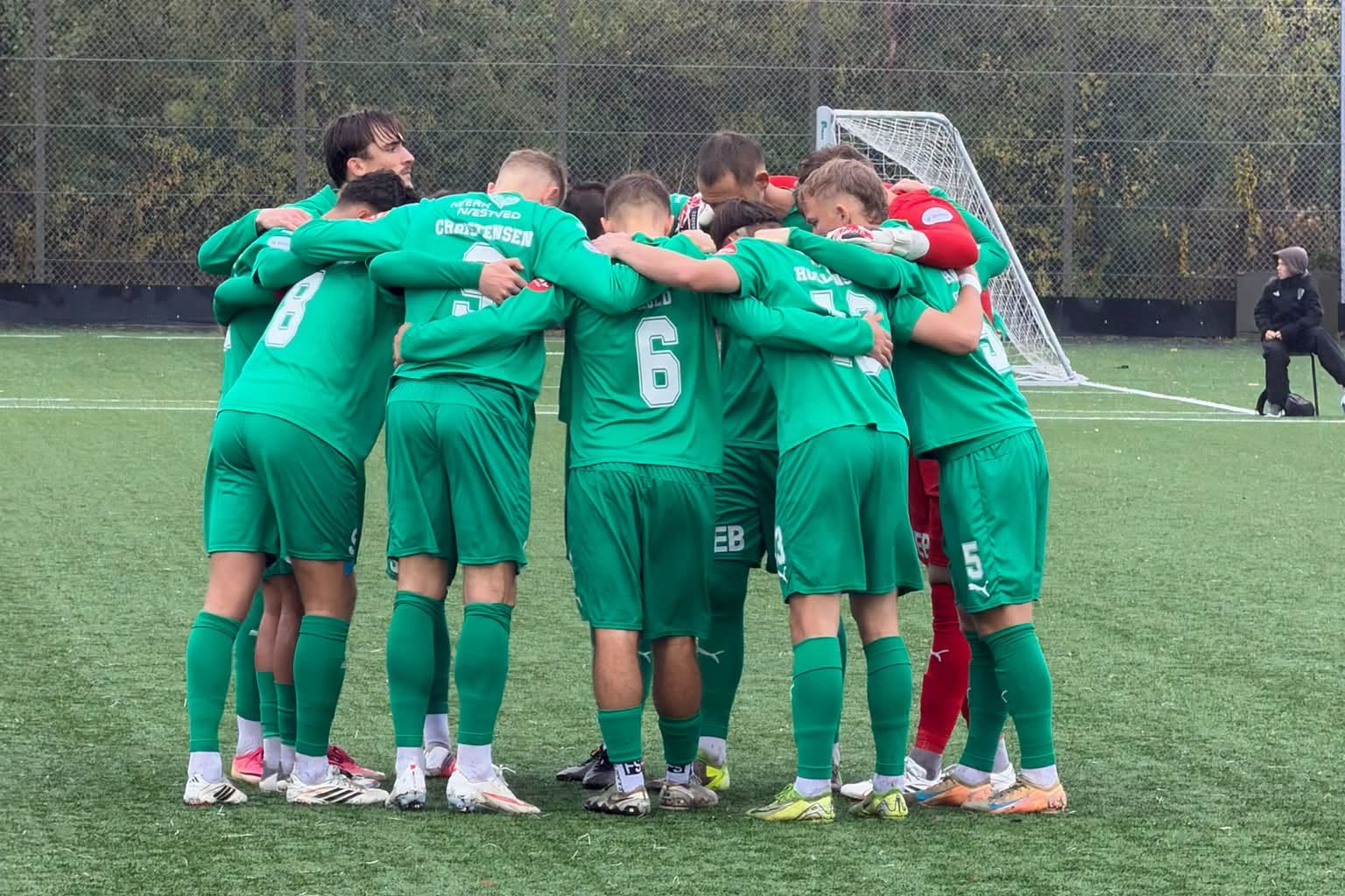 Næstved var tæt på sejren i Aarhus, men måtte nøjes med et point. Foto: De Grønne fra Næstved