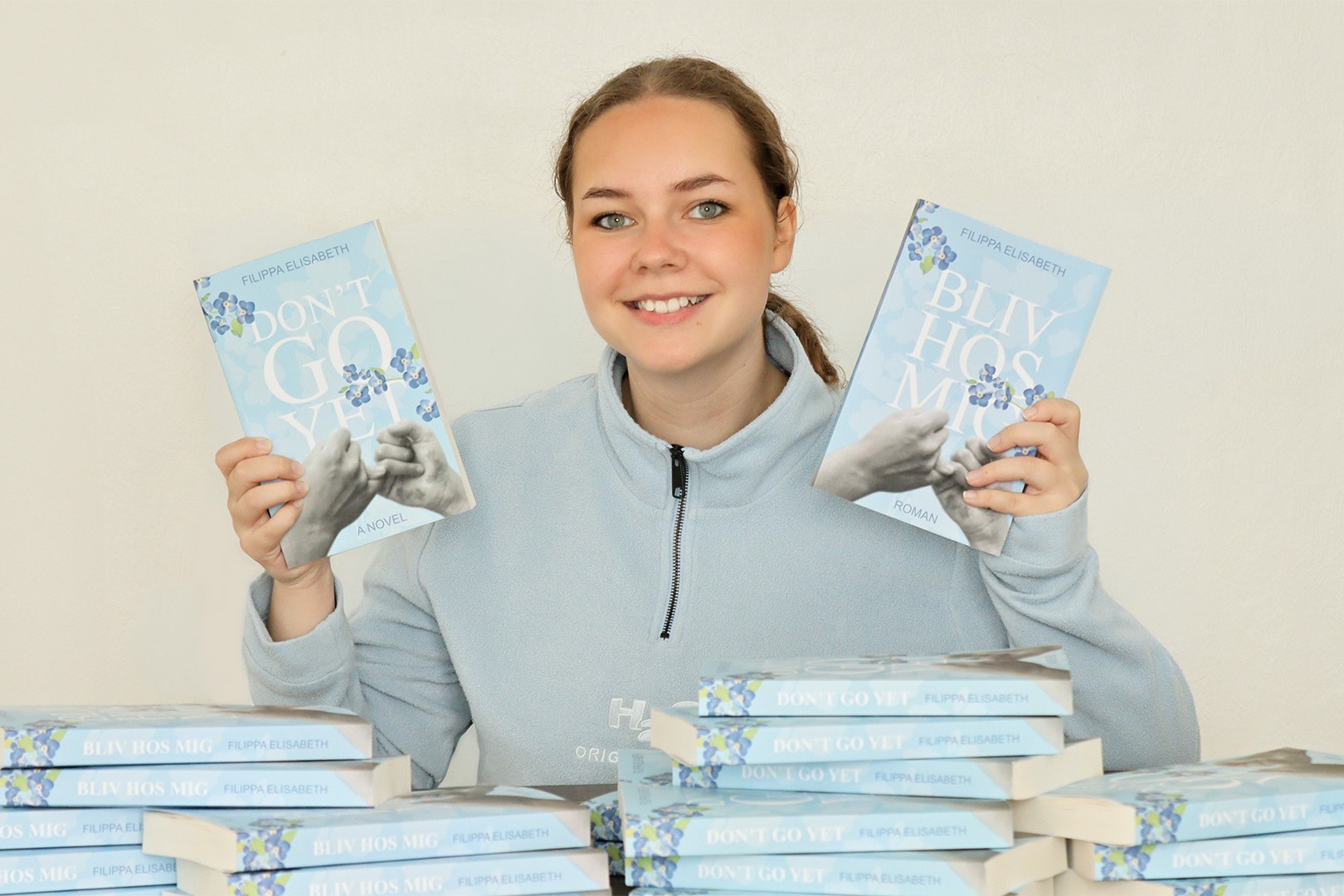 Filippa Hallgren er klar med sin debutroman. Foto: Presse