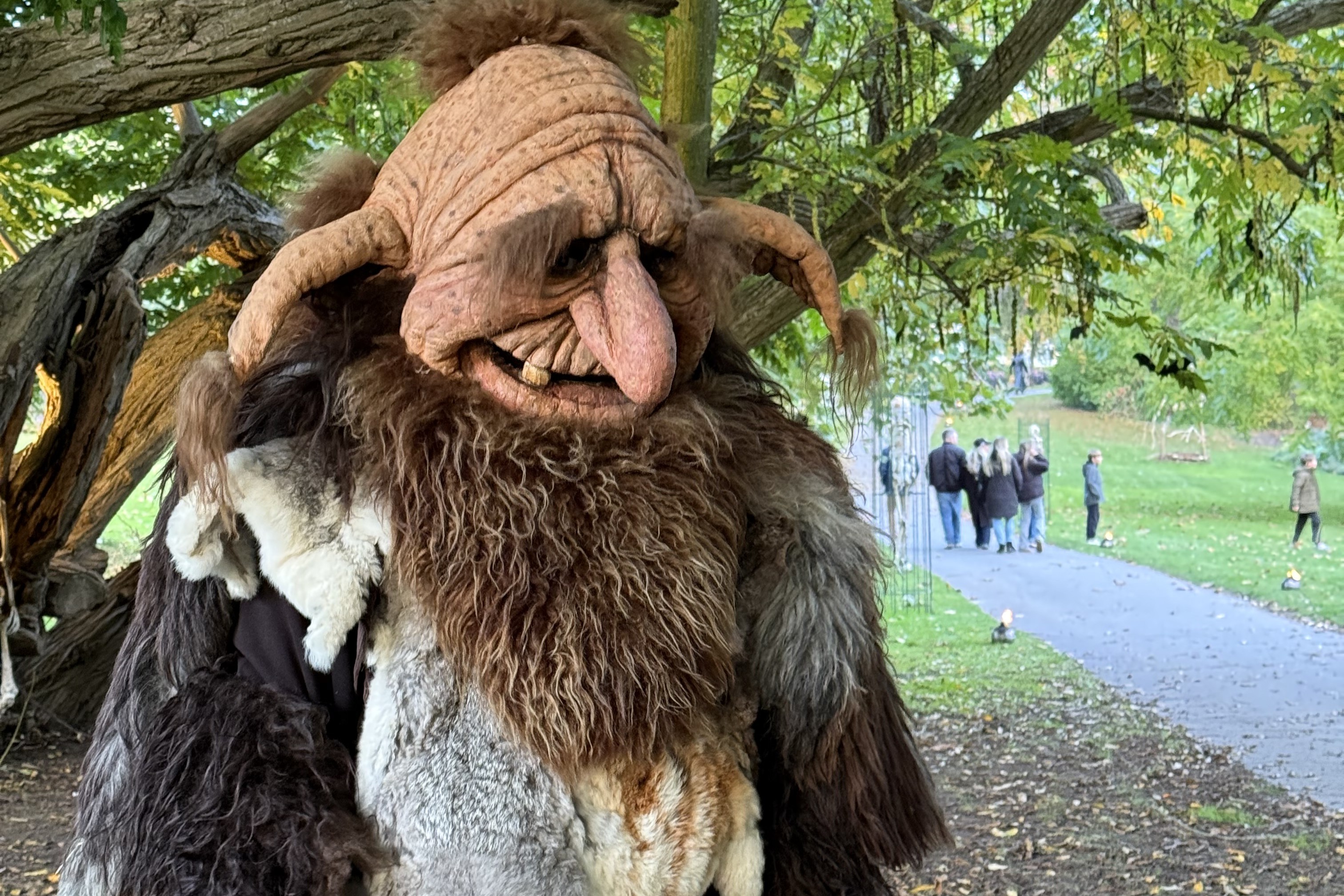 Det er altid en "skræmmende" fornøjelse at besøge Gavnø til Halloween. Foto: Presse