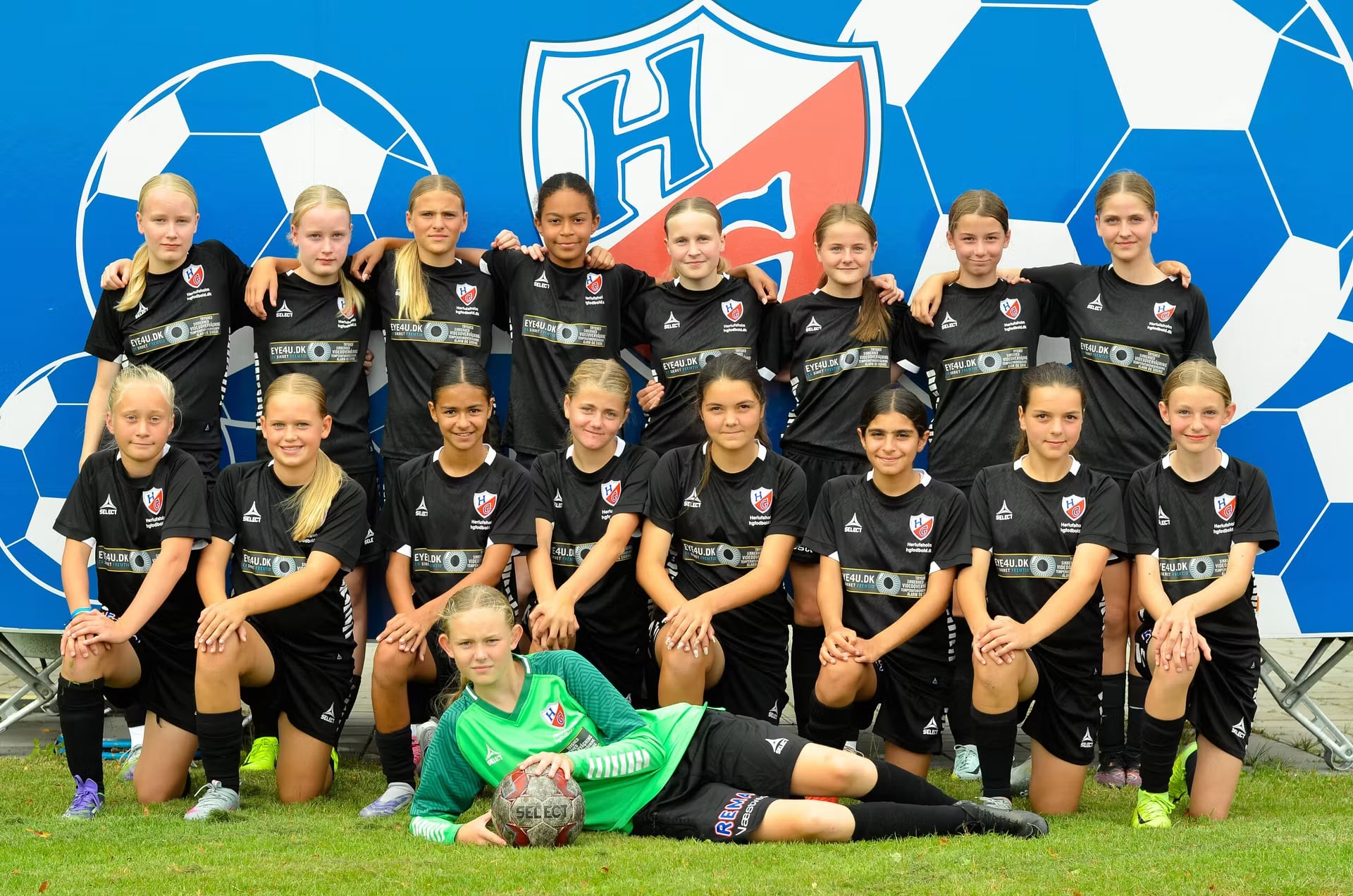 HGQs eget U14-hold, hvor mange af spillerne også er startet som mellem 5- og 9-årige. Foto: Privat