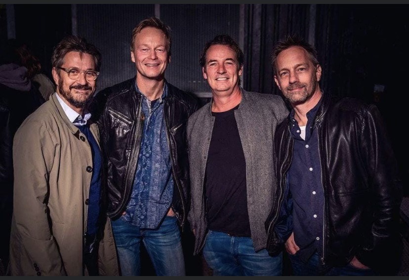 Det lokale band Mayday giver den gas til J-dag på Humle. Foto: Presse