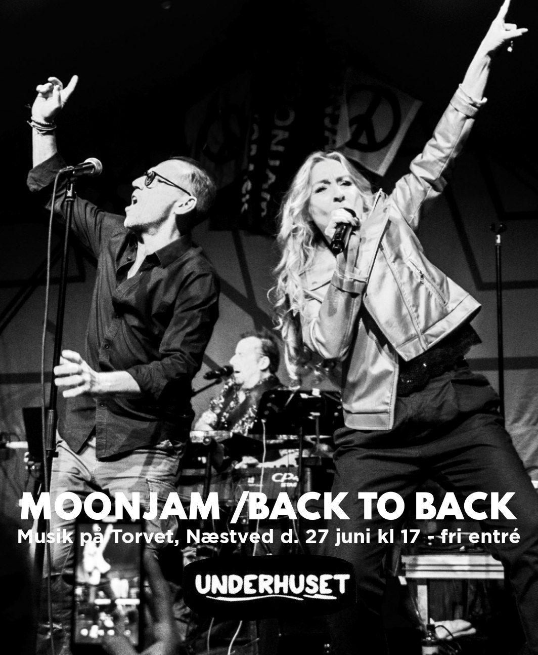Moonjam og Back to Back er sammen på Underhusets ølvogn. Foto: Presse