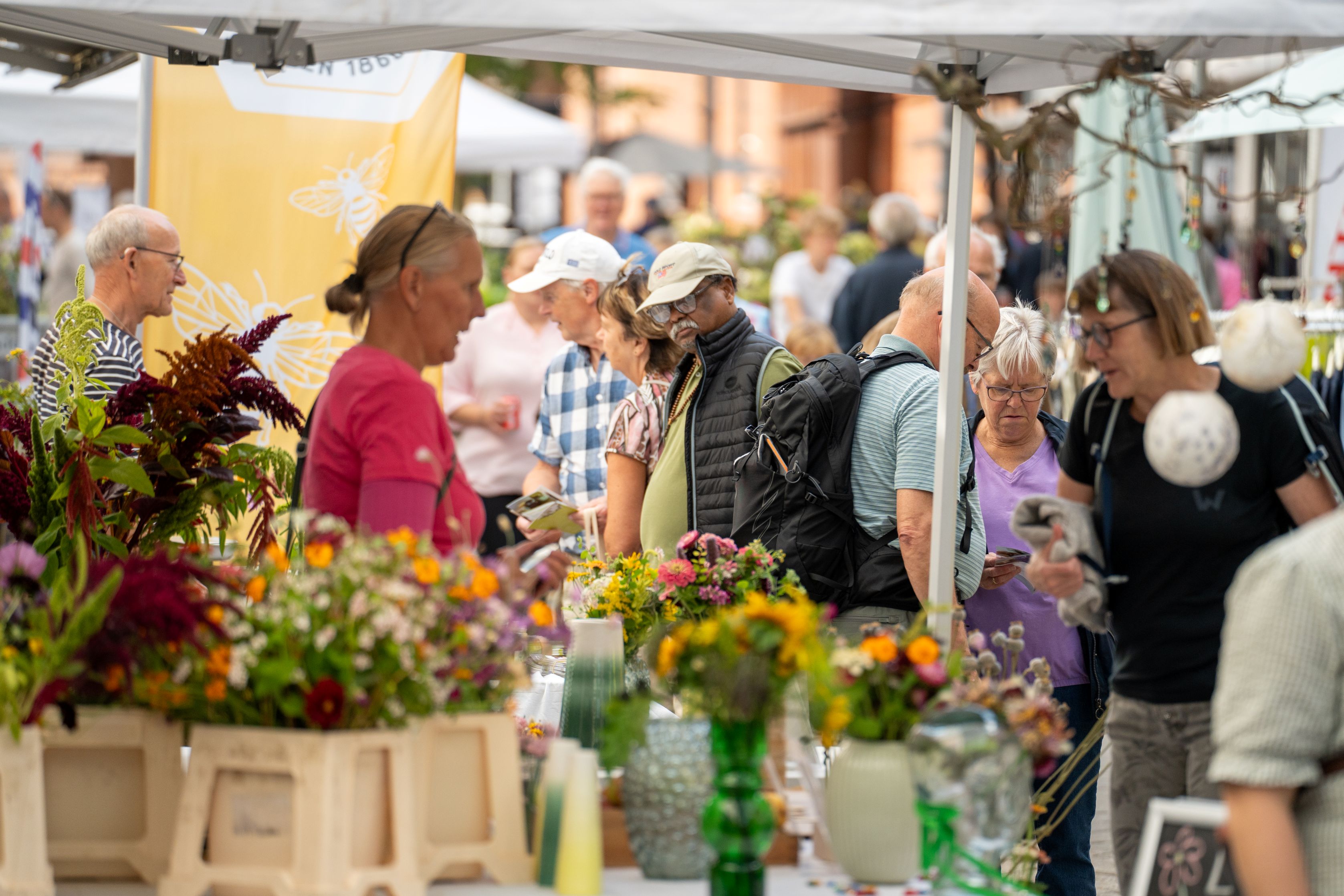 Hyggen er i højsædet, når der er høstfest i city. Foto: Næstved City