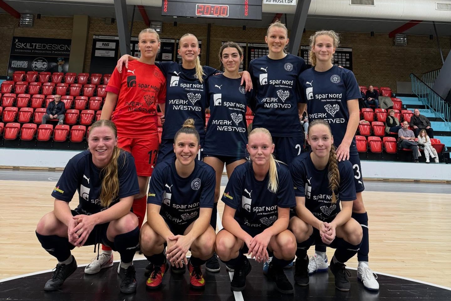 Næstved HG er nu blandt landets fire bedste Futsal-hold. Foto: Næstved HG