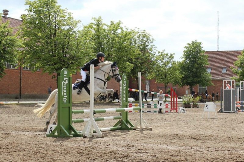 Der bliver masser af spring på den gamle Gardehusarkaserne i weekenden. Foto: Næstved Sportsrideklub