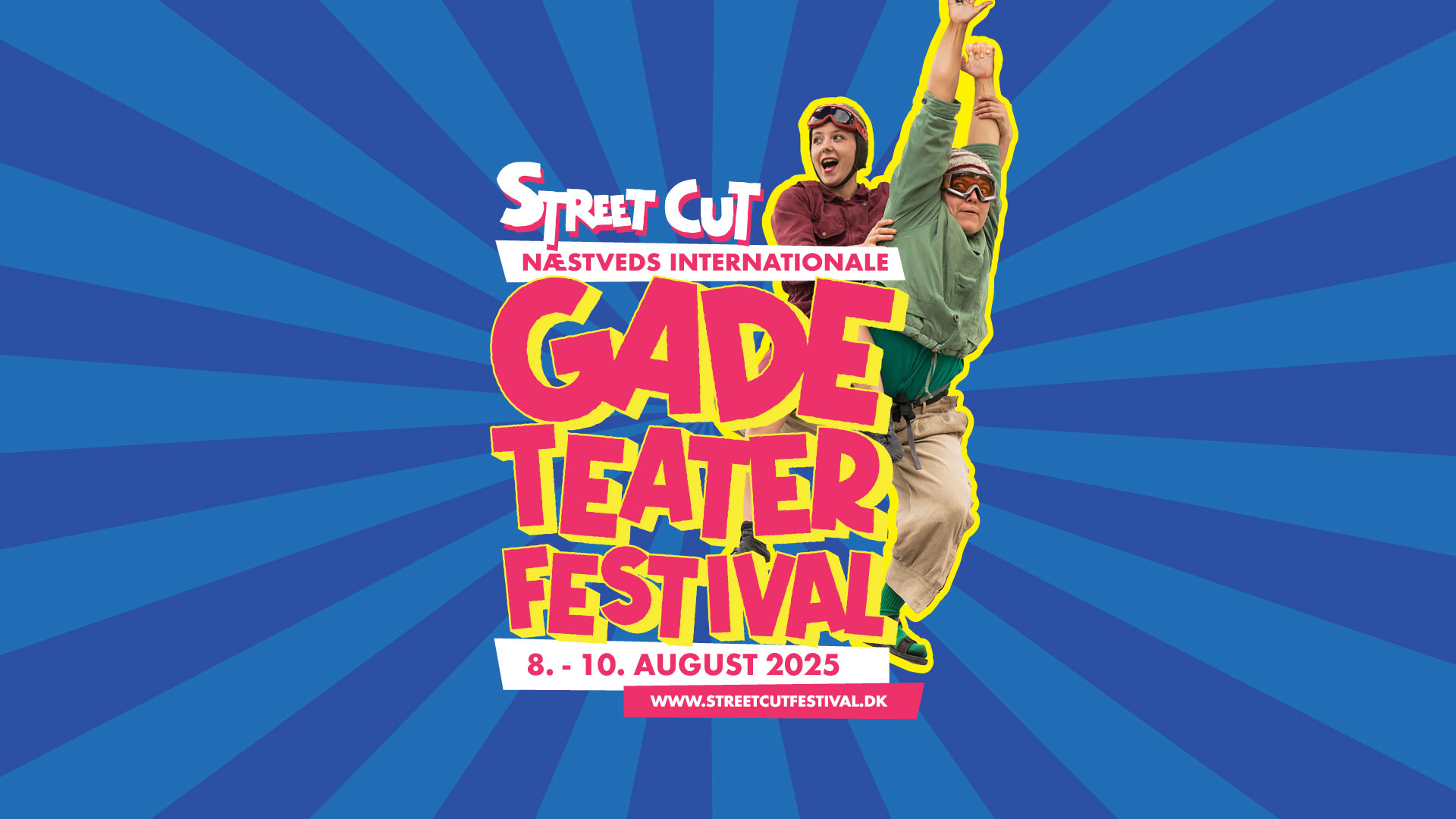 Næstveds internationale gadeteater-festival plejer at være et tilløbsstykke. Grafik: Street Cut