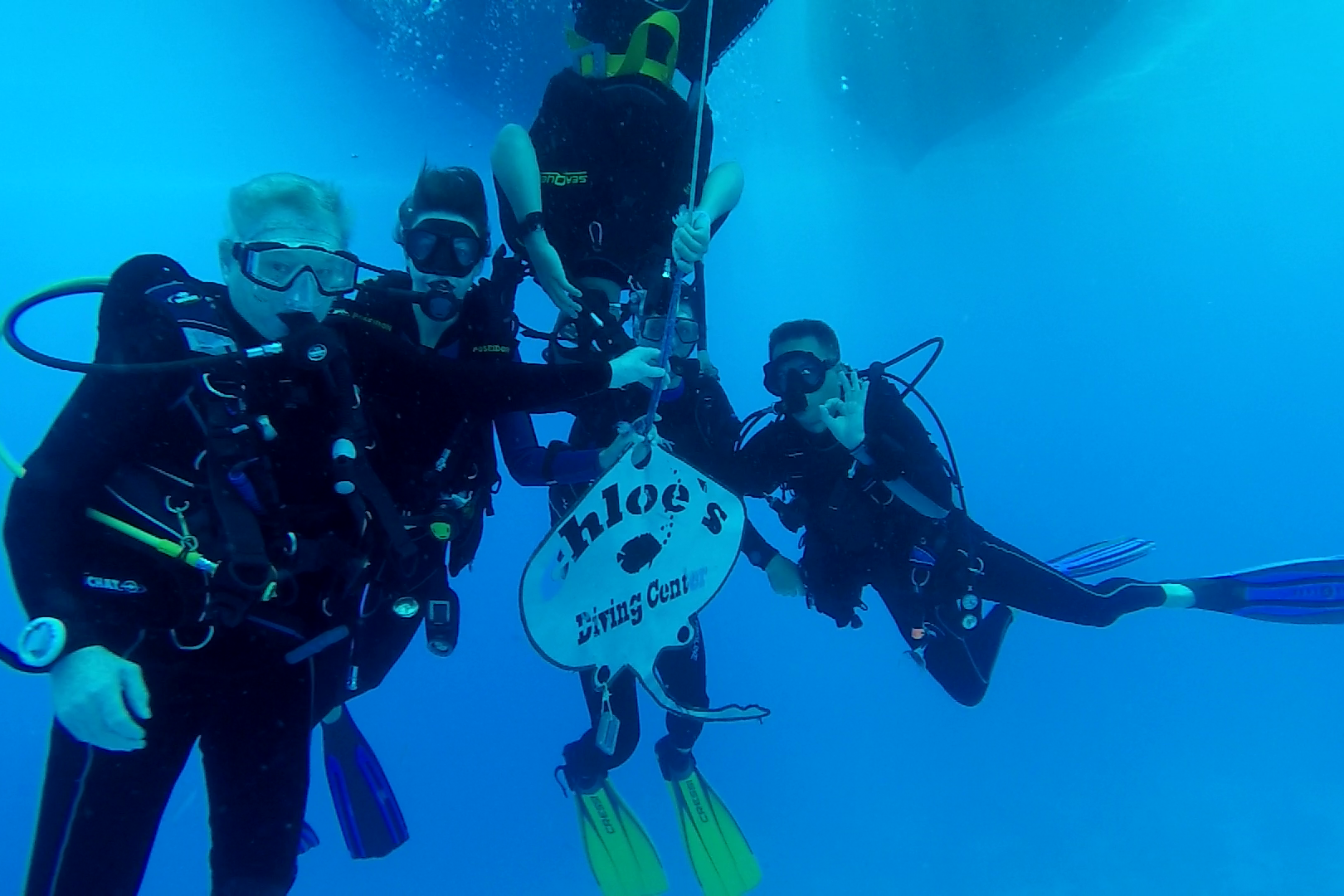 I Næstved Svømmehal kan du få prøvedyk i trygge rammer. Foto: Næstved Sportsdykkerklub